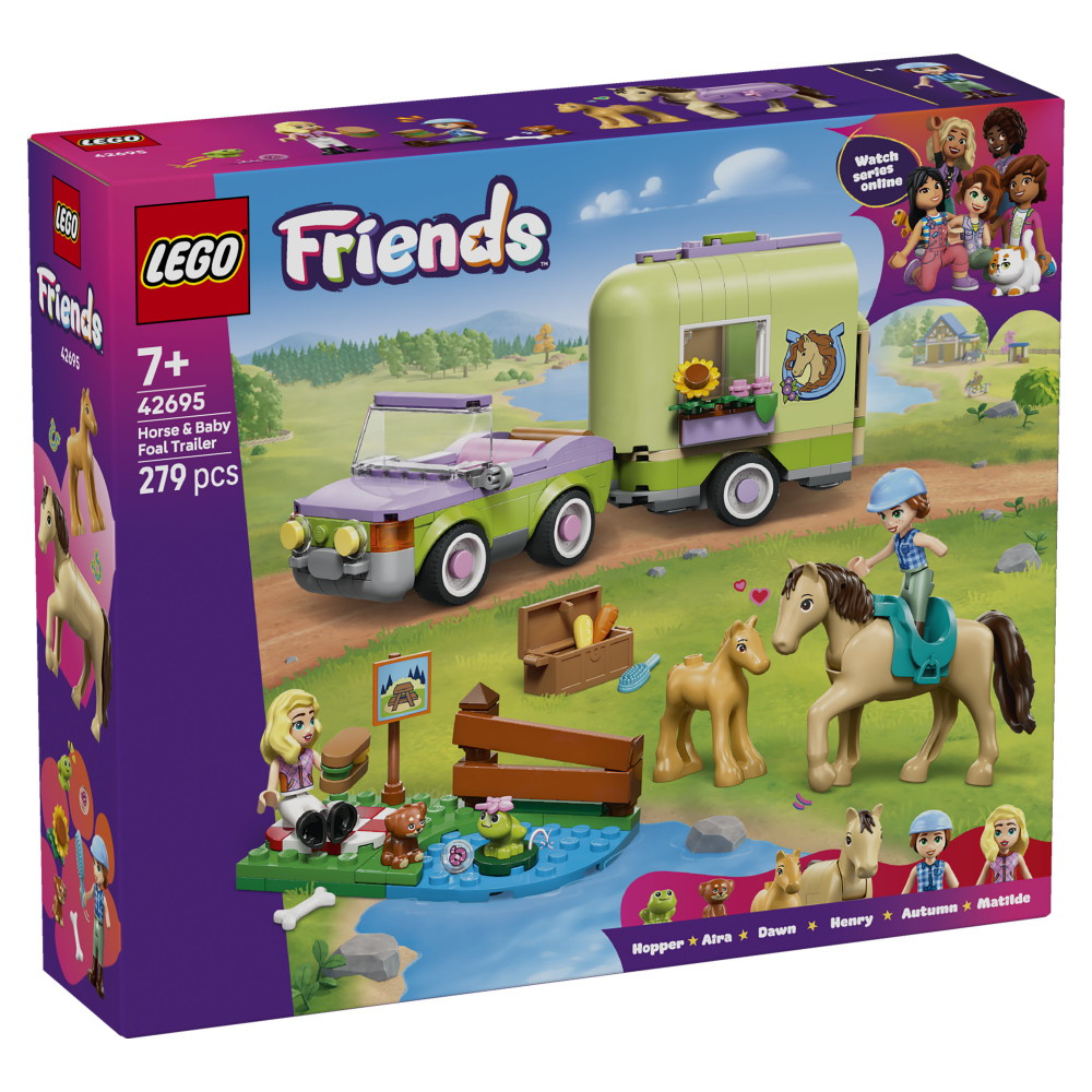 LEGO Friends - Släp Med Häst Och Föl