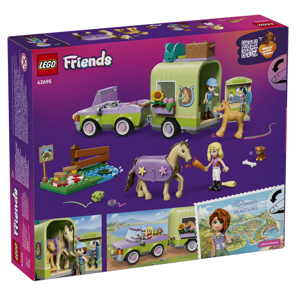 LEGO Friends - Släp Med Häst Och Föl