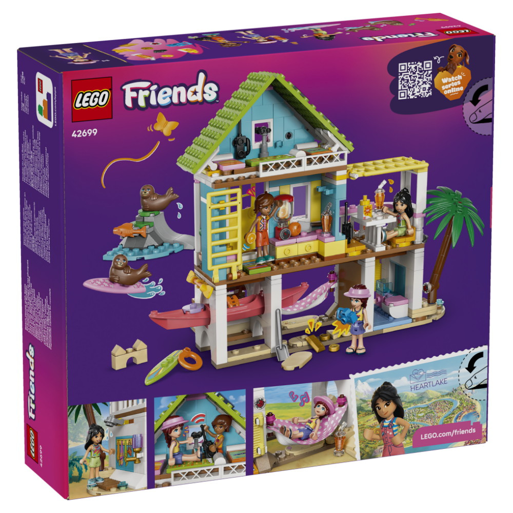 LEGO Friends - Strandhus Med Sälar