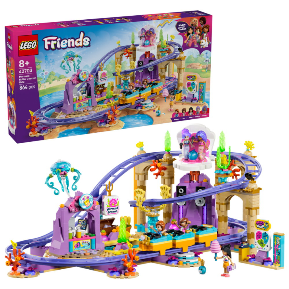 LEGO Friends - Berg och dalbana med Sjöjungfrutema