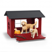 Schleich - Hundkoja med 2 Golden Retrievers Schleich - Hundkoja med 2 Golden Retrievers