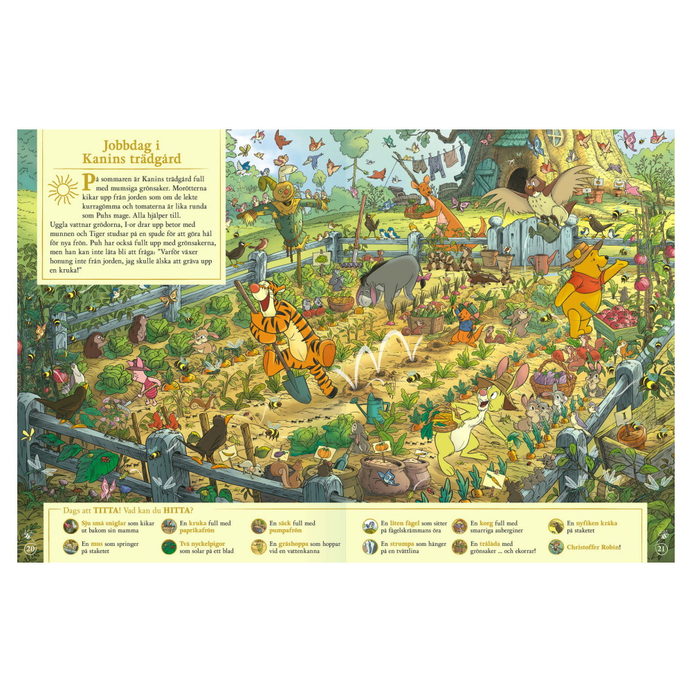 Disney Nalle Puh - 100 saker att hitta i Sjumilaskogen