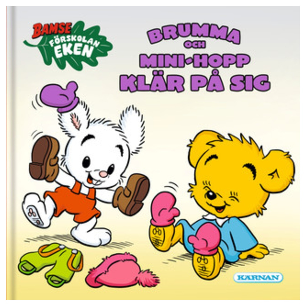 Brumma Och Mini Hopp Bilderbok Klär på sig