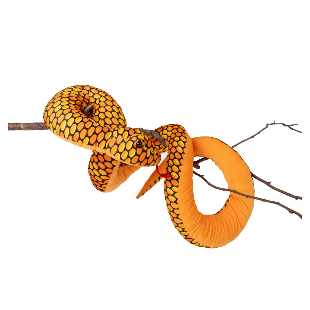 Teddykompaniet - Orange Orm XL 200 cm