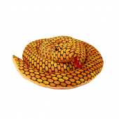Teddykompaniet - Orange Orm XL 200 cm Teddykompaniet - Orange Orm XL 200 cm