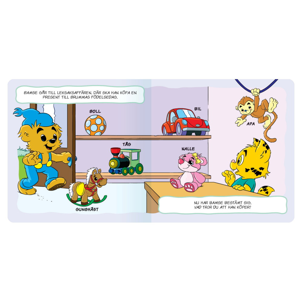 Pekbok - Bamse, Brummas Paket