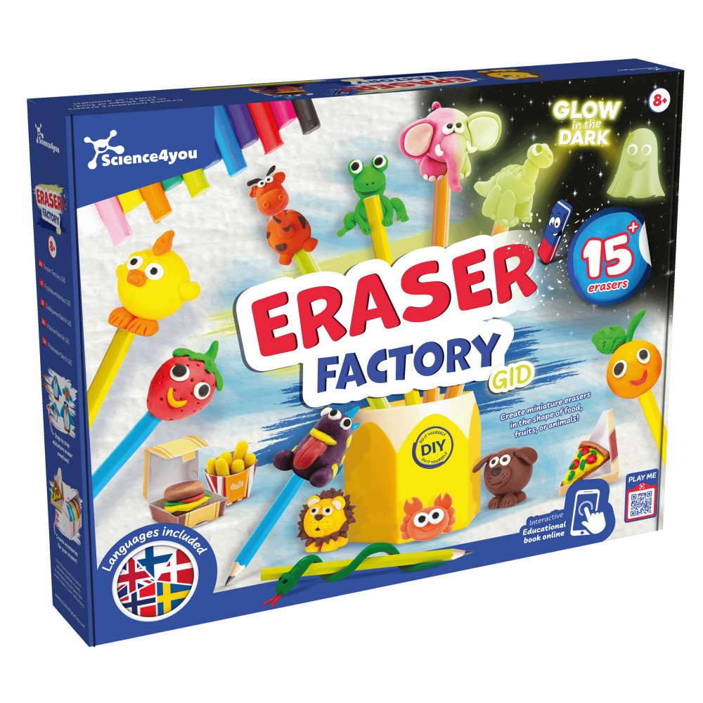 Science4You Eraser Factory - Suddgummin Skapa själv