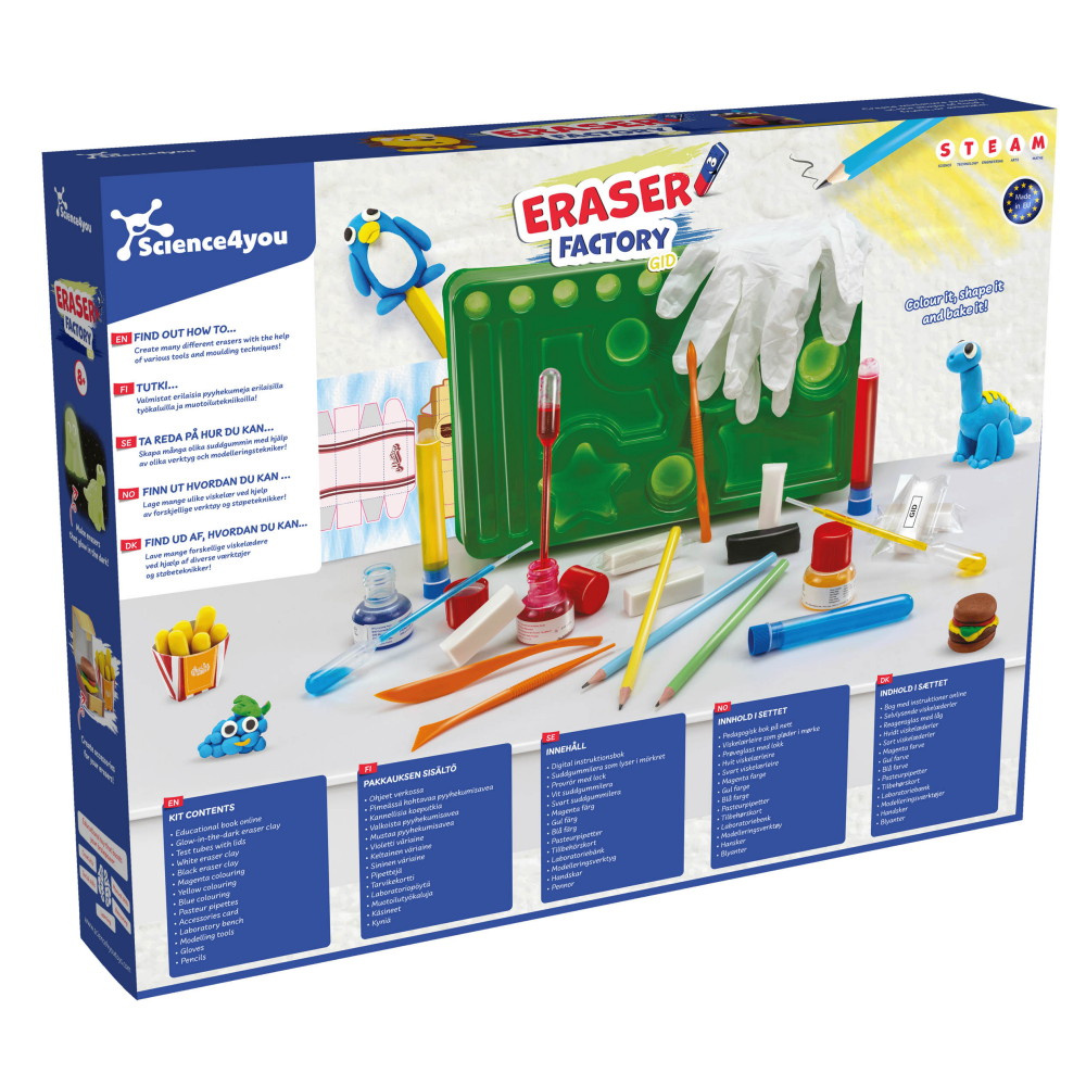 Science4You Eraser Factory - Suddgummin Skapa själv