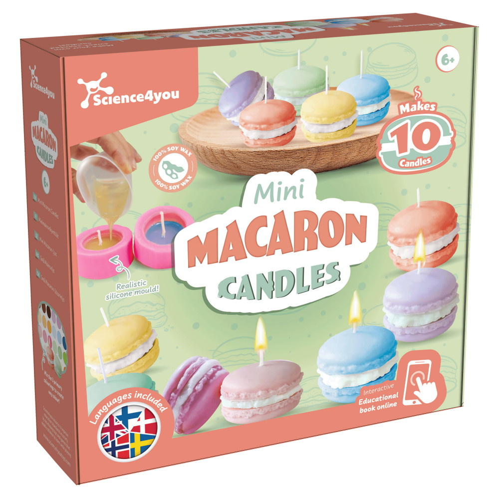 Science4You Mini Macaron Candles - Skapa själv