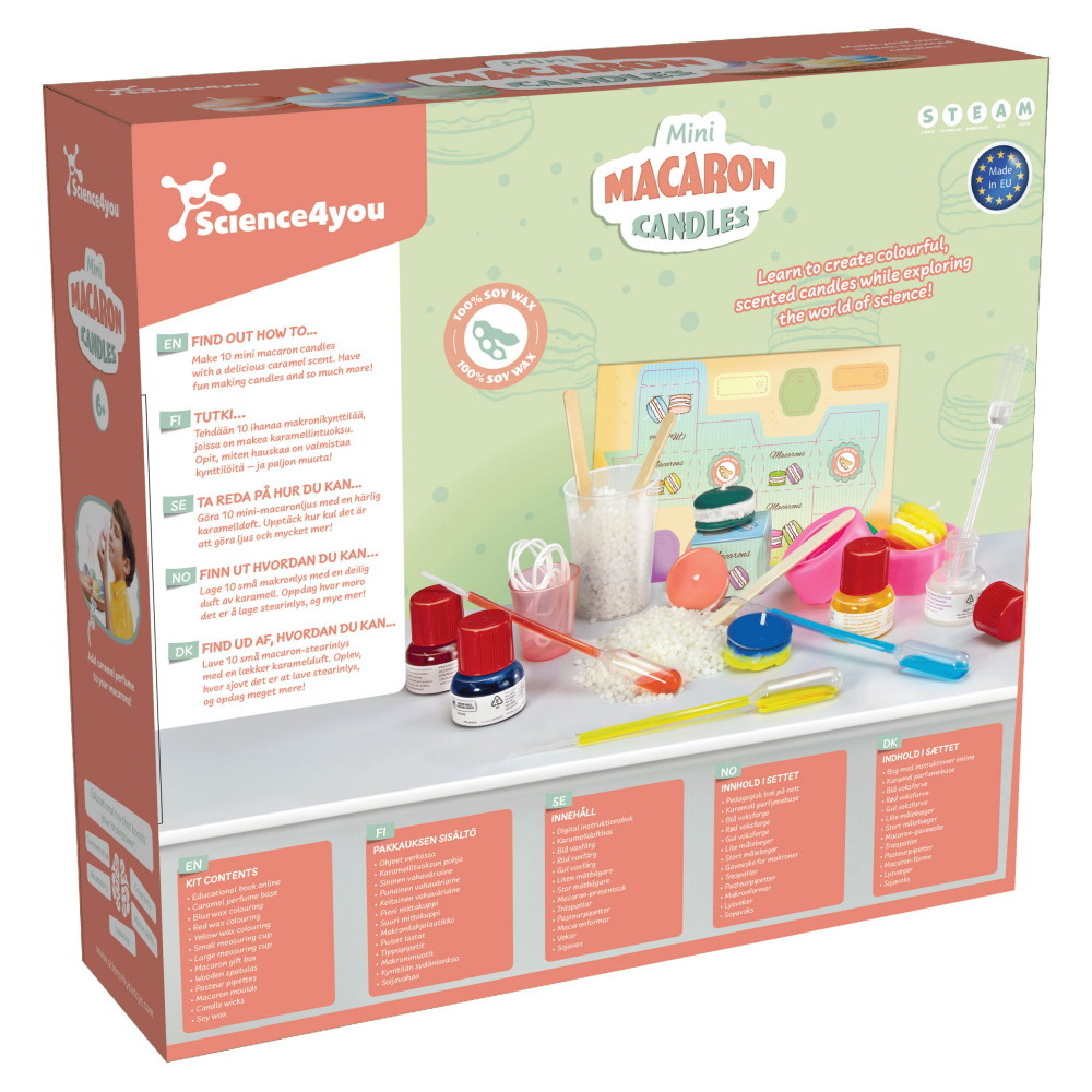 Science4You Mini Macaron Candles - Skapa själv