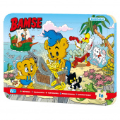 Träpussel Bamse Sjörövare 16 bitar Träpussel Bamse Sjörövare 16 bitar