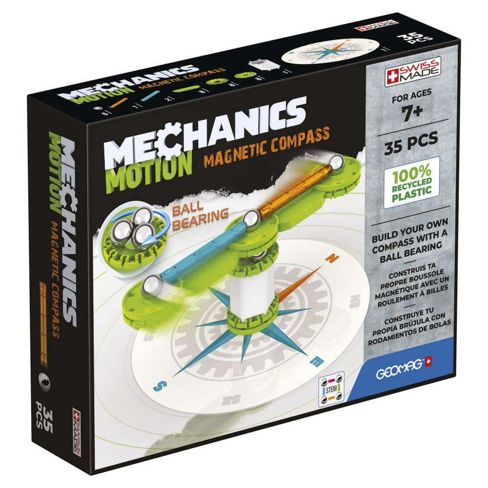 Geomag Mechanics Motion Recycled Compass 35 Bitar
