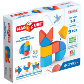Geomag Magicube Shapes Animals Recycled 9 bitar Geomag Magicube Shapes Animals Recycled 9 bitar