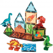 Geomag Magnetic Tiles Dino World 25 Bitar Geomag Magnetic Tiles Dino World 25 Bitar