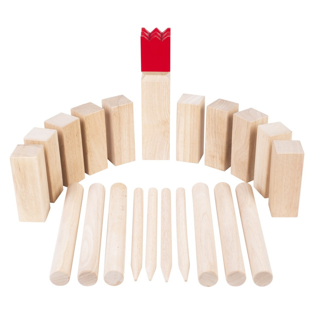 Engelhart Kubb Red King - Gummiträ (Swe)