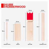 Engelhart Kubb Red King - Gummiträ (Swe) Engelhart Kubb Red King - Gummiträ (Swe)