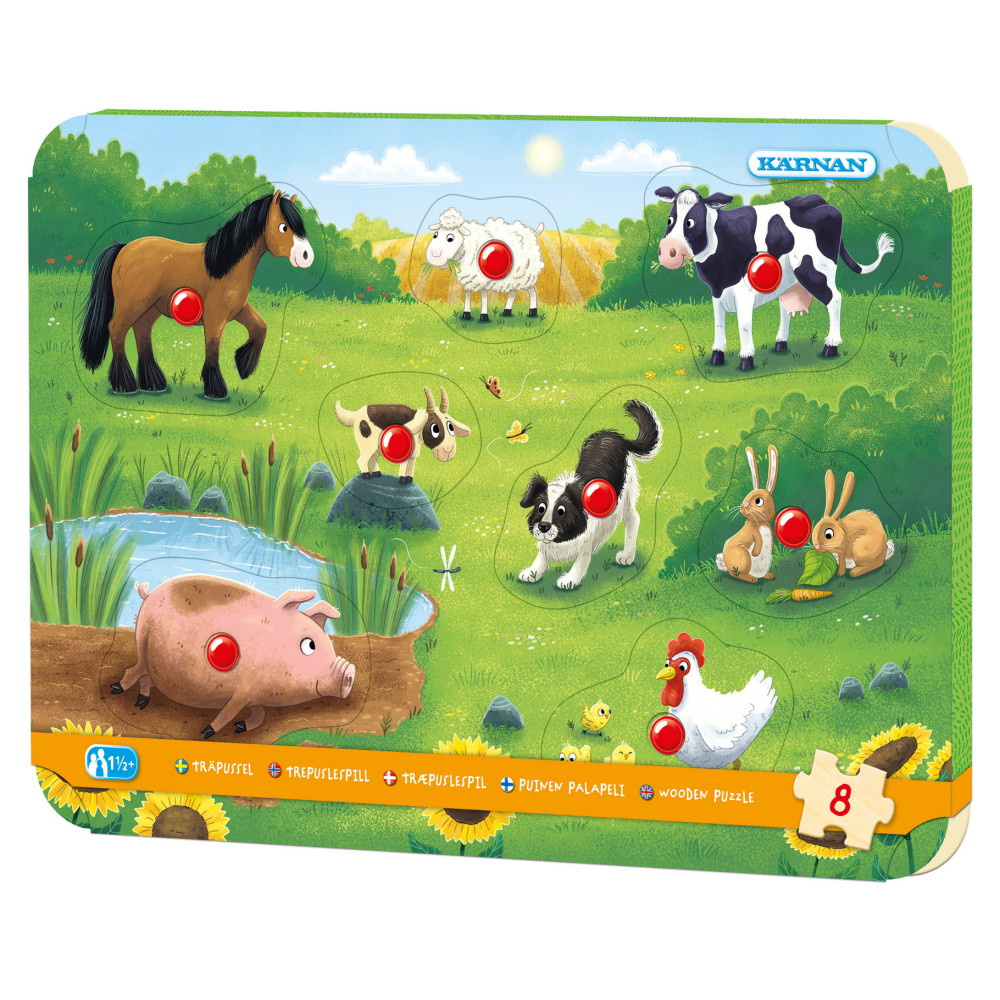 Kärnan Knoppussel: Bondgården 8 Bitar 