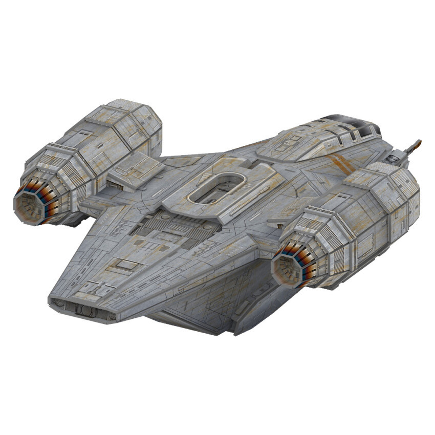 4D Model Kit -  Star Wars Razor Crest 140 Bitar
