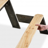 Aksent sand, vatten och picknickbord (1 bänk) Aksent sand, vatten och picknickbord (1 bänk)