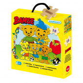 Kärnan Askpussel i trä - Bamses Familj 15 Bitar Kärnan Askpussel i trä - Bamses Familj 15 Bitar