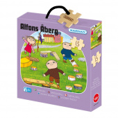 Kärnan Askpussel i trä - Alfons Åberg 15 Bitar Kärnan Askpussel i trä - Alfons Åberg 15 Bitar