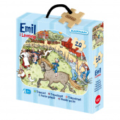 Kärnan Askpussel i trä - Emil i Lönneberga 20 Bitar Kärnan Askpussel i trä - Emil i Lönneberga 20 Bitar