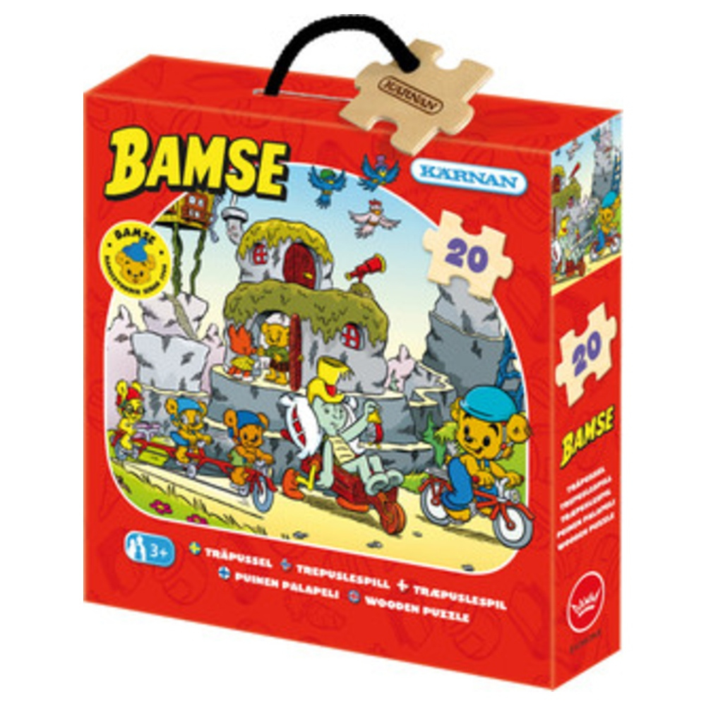 Bamse Pussel: Cyklar 20 Bitar