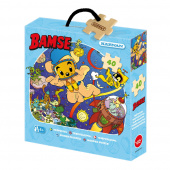 Kärnan Askpussel i trä - Bamse i rymden 40 bitar Kärnan Askpussel i trä - Bamse i rymden 40 bitar