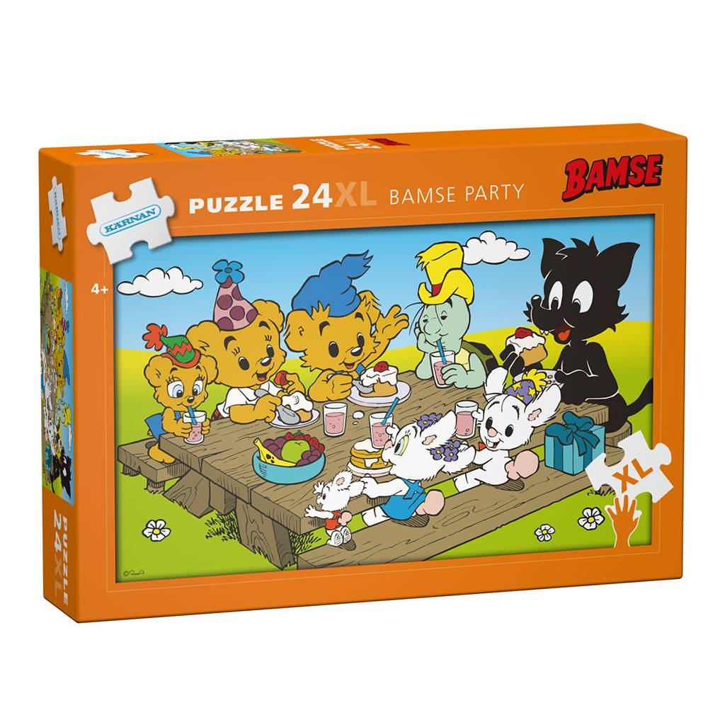 Bamse Party XL Golvpussel 24 bitar