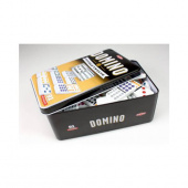 Domino Double 12 i plåtlåda