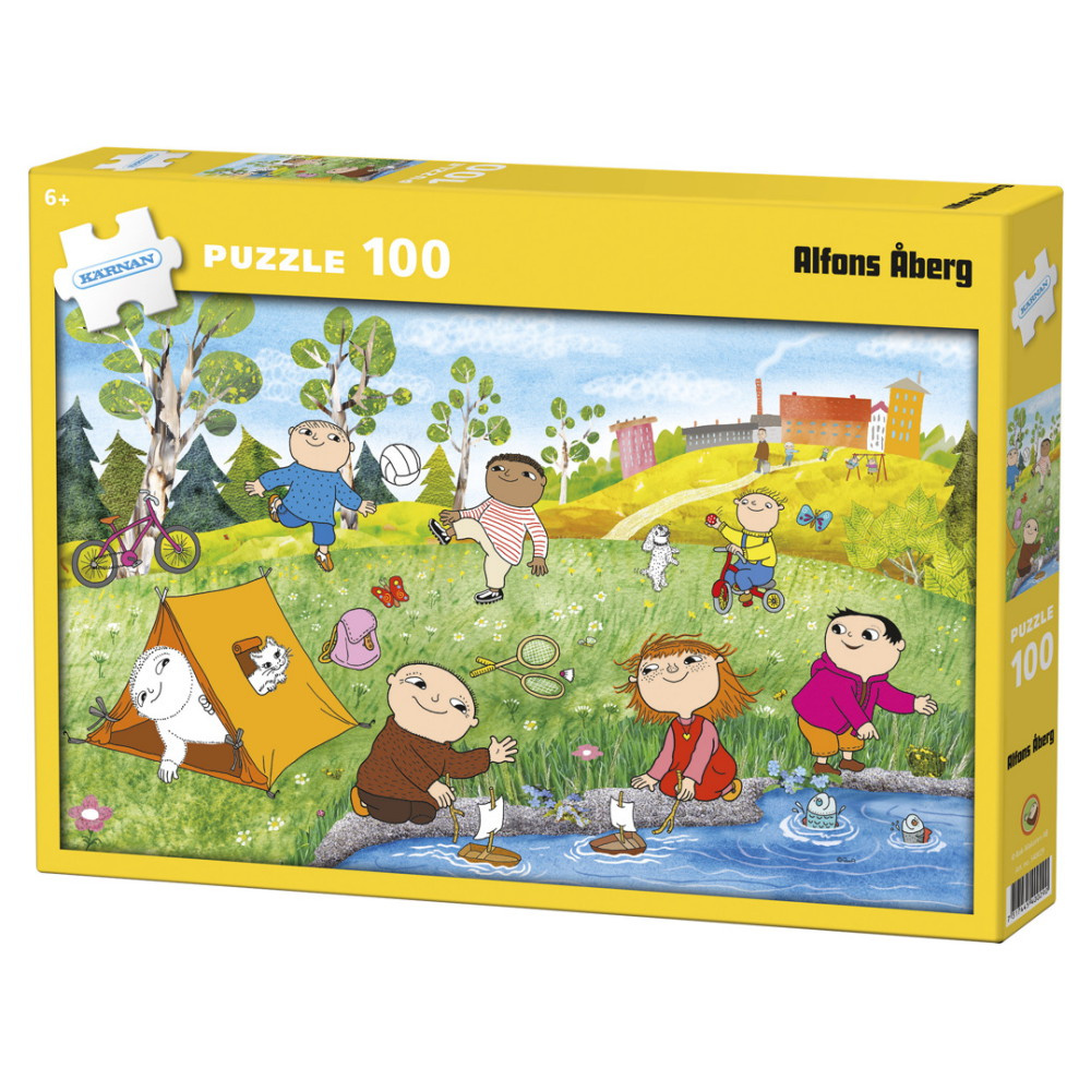 Kärnan Pussel - Alfons Åberg Vänskapspussel 100 Bitar