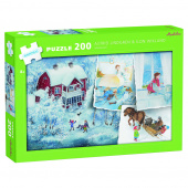 Kärnan Pussel - Madicken Julkort 200 Bitar Kärnan Pussel - Madicken Julkort 200 Bitar