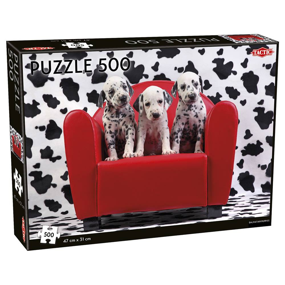 Tactic Pussel: Dalmatian Puppies 500 bitar