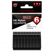 Bull's Shaft - Nylon 6 set medium svart Bull's Shaft - Nylon 6 set medium svart
