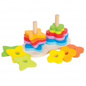 Hape Dubbel Regnbågsstaplare Hape Dubbel Regnbågsstaplare