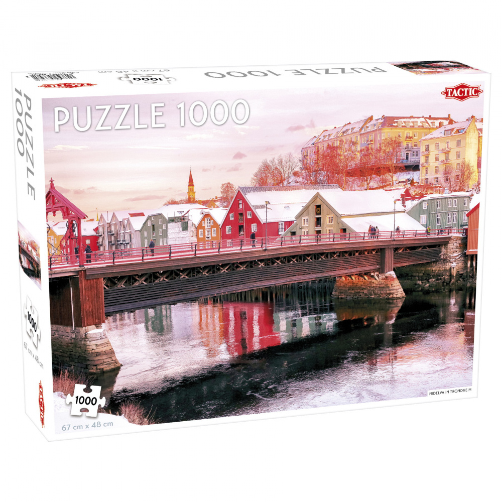 Tactic Pussel: Nidelva in Trondheim 1000 bitar