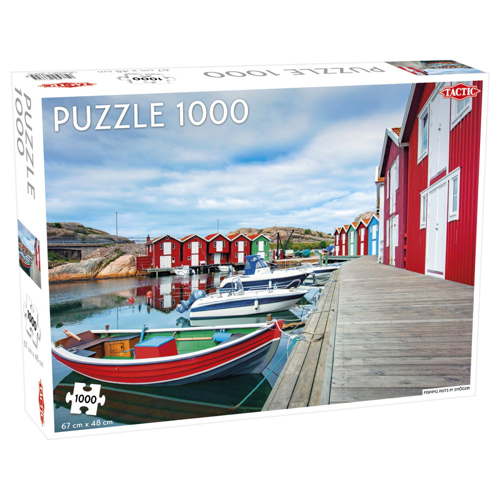 Tactic Pussel: Fishing Huts in Smögen 1000 bitar