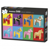 Kärnan Pussel: Dalahästar 500 Bitar Kärnan Pussel: Dalahästar 500 Bitar