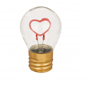 Lampa Light Bulb Heart Lampa Light Bulb Heart