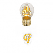 Lampa Light Bulb Middlefinger Lampa Light Bulb Middlefinger