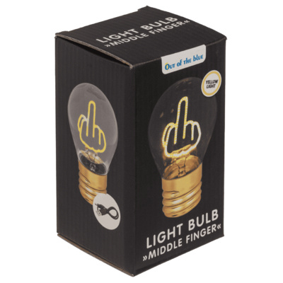 Lampa Light Bulb Middlefinger