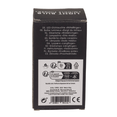 Lampa Light Bulb Middlefinger