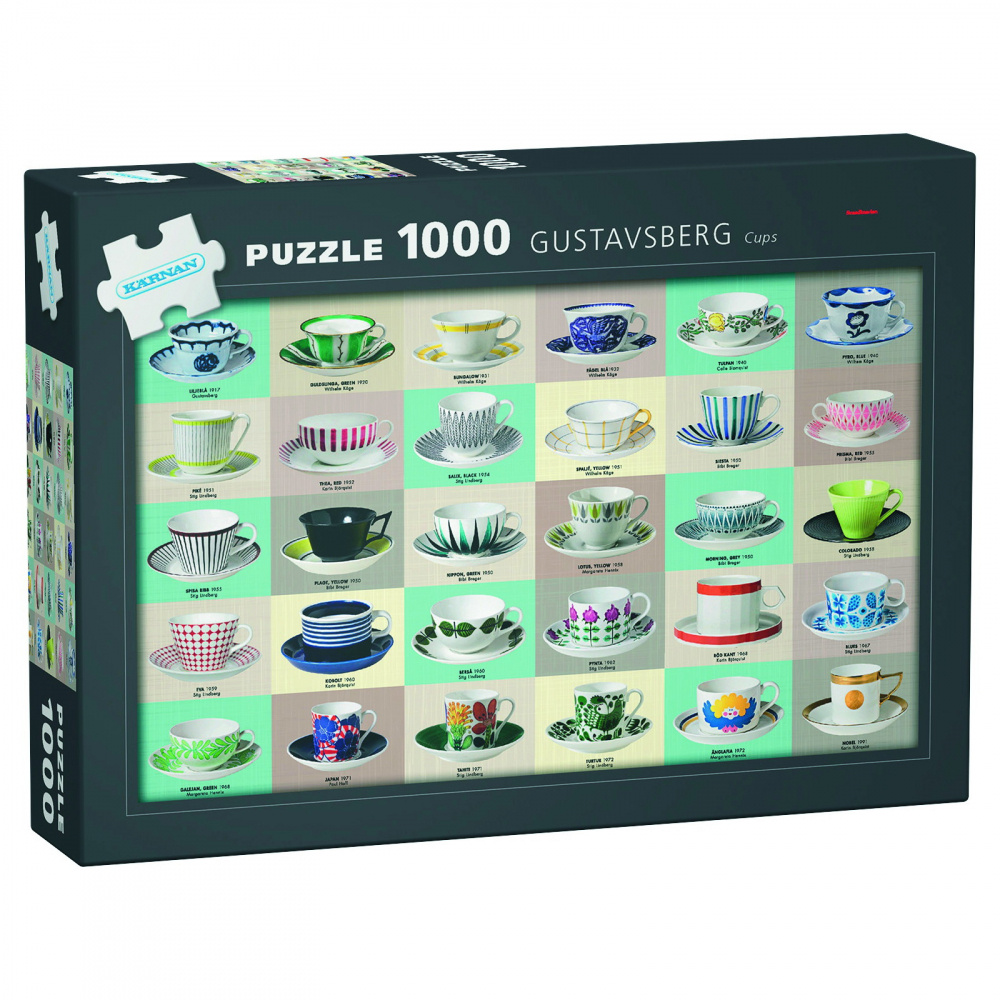 Kärnan Pussel: Gustavsberg, Cups 1000 Bitar