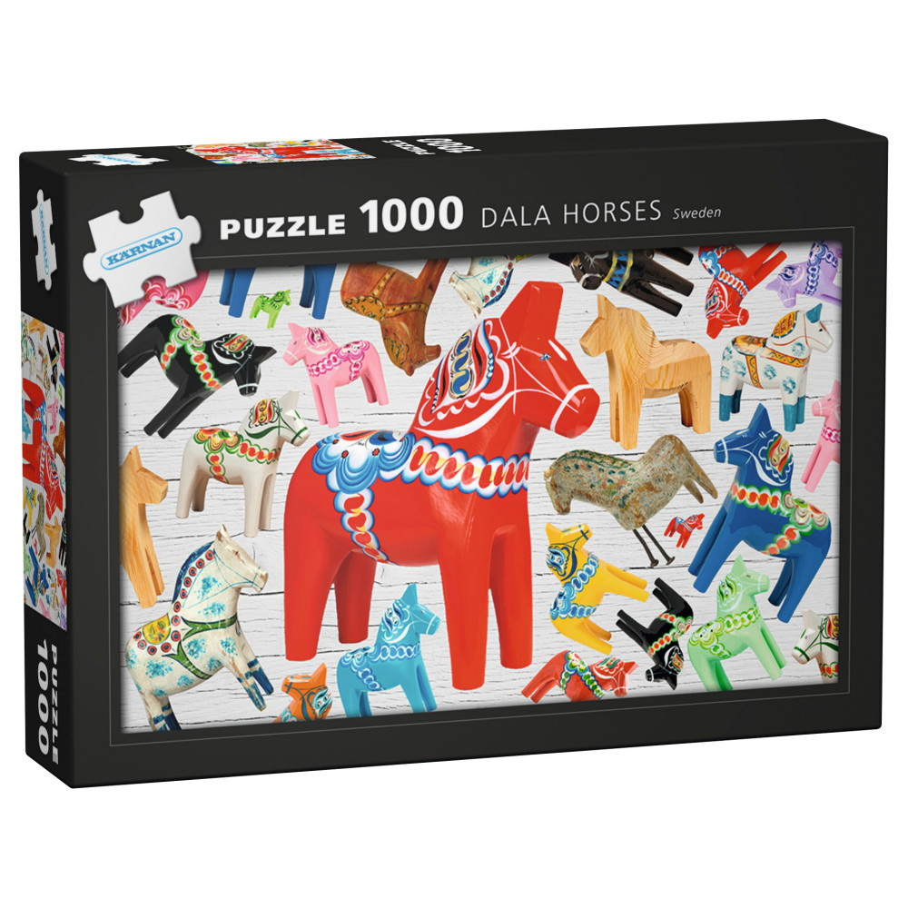 Kärnan Pussel: Dalahästar 1000 Bitar