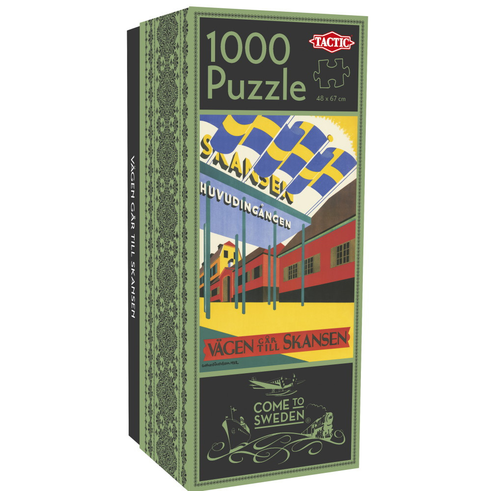 Come to Sweden Pussel - Vägen till Skansen 1000 bitar
