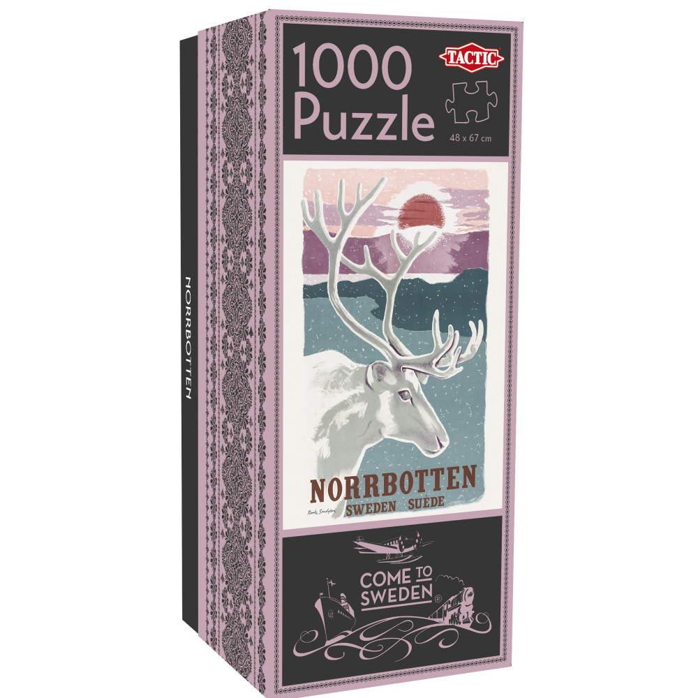 Come to Sweden Pussel - Norrbotten 1000 bitar