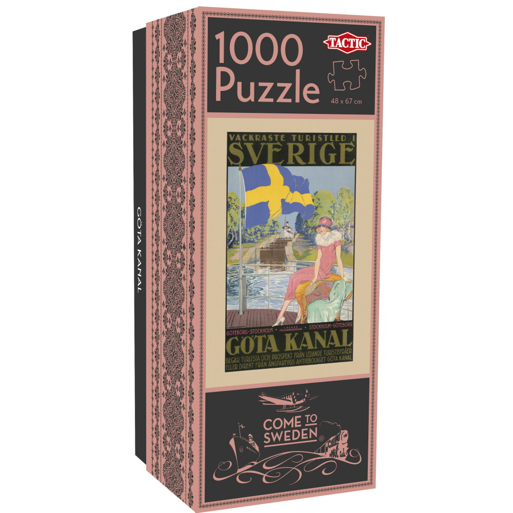 Come to Sweden Pussel - Göta kanal 1000 bitar