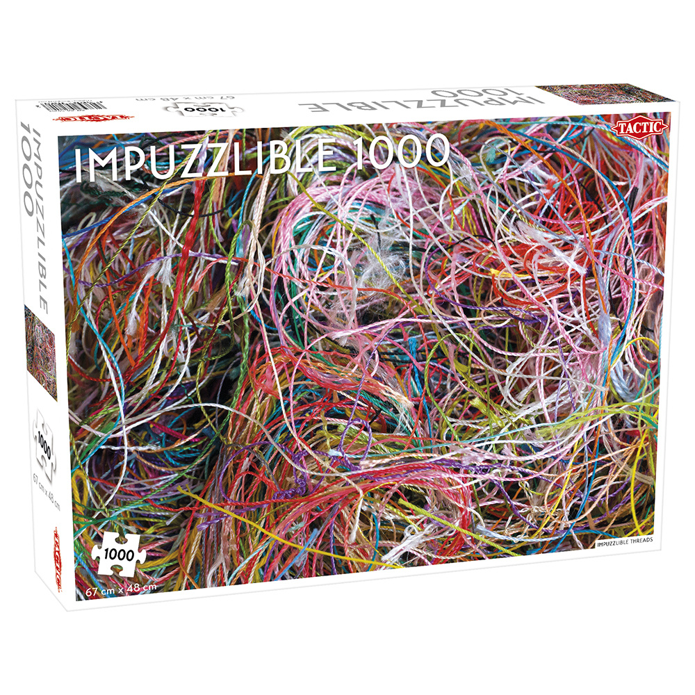 Tactic Pussel: Impuzzlibe Threads 1000 bitar