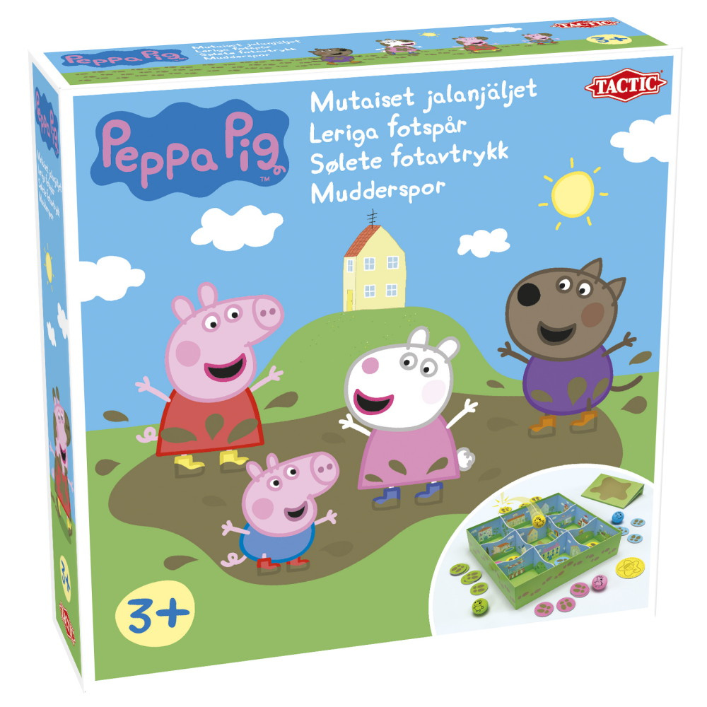 Greta Gris Leriga Fotspår