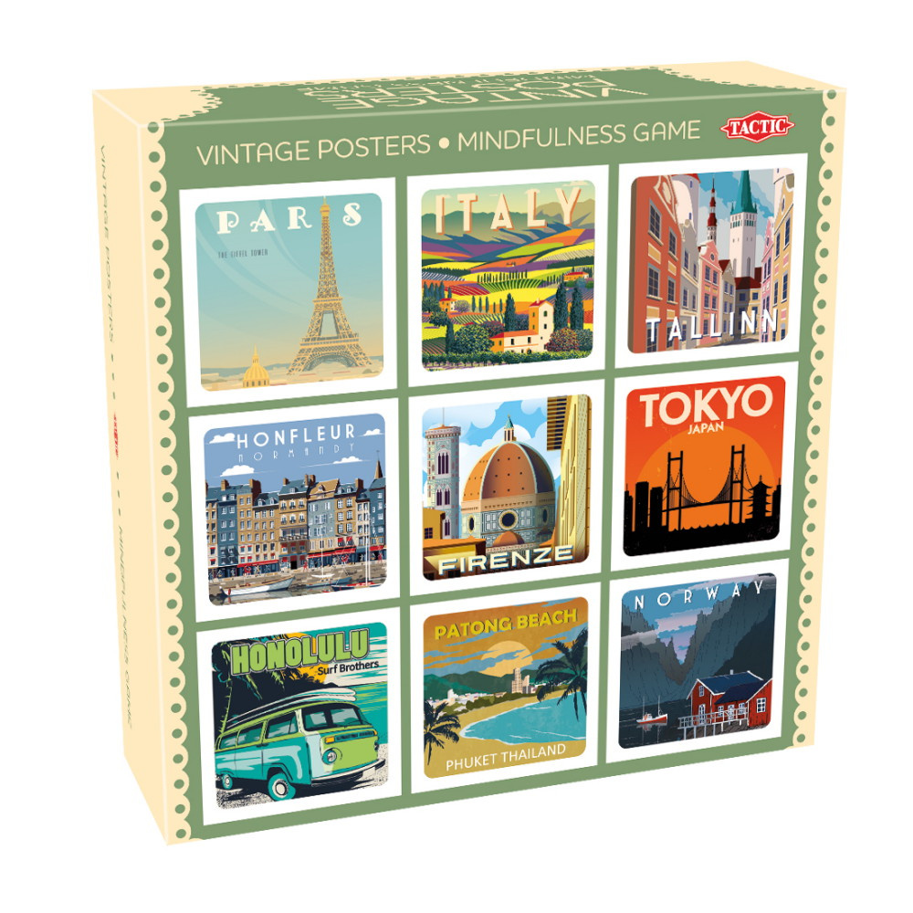 Vintage Posters Mindfullness Game